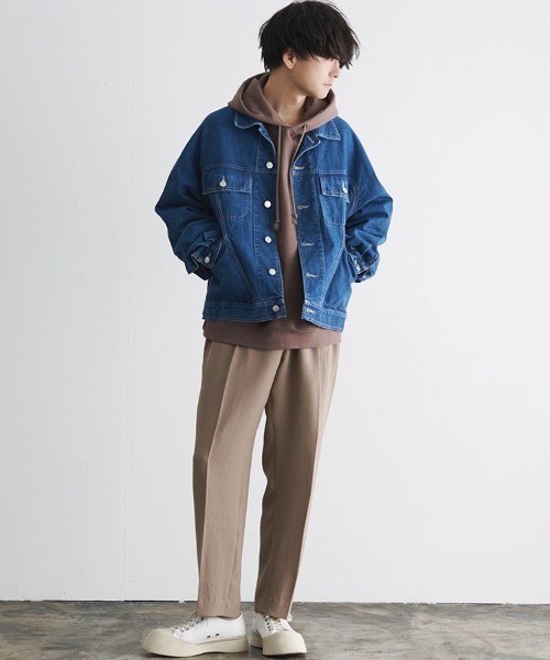 LIDNM（リドム）の「WIDE LOOSE PARKA（パーカー・メンズ・ブラウン・MEDIUM/LARGE）」の15枚目の写真