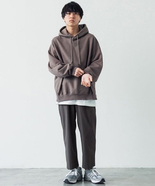 LIDNM（リドム）の「WIDE LOOSE PARKA（パーカー・メンズ・ブラウン・MEDIUM/LARGE）」の12枚目の写真