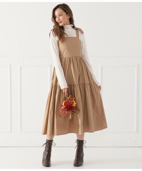 セール 肩リボンティアードワンピース ワンピース Chille チル のファッション通販 Zozotown