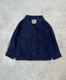 Life Support Products | 【コットンUSA】デニムカバーオール ／CPOジャケット（90～160cm）(デニムジャケット)