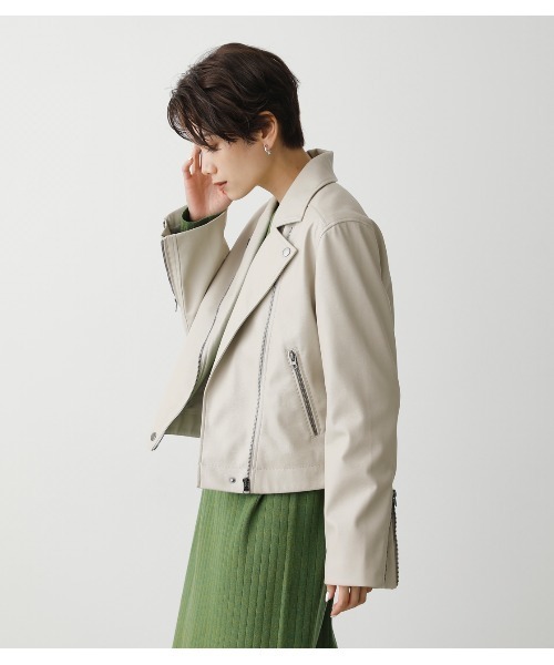 moussy ライダースジャケット　⚠️最終お値下げ⚠️ MOUSSY（マウジー）の「FAUX LEATHER BONDING ジャケット