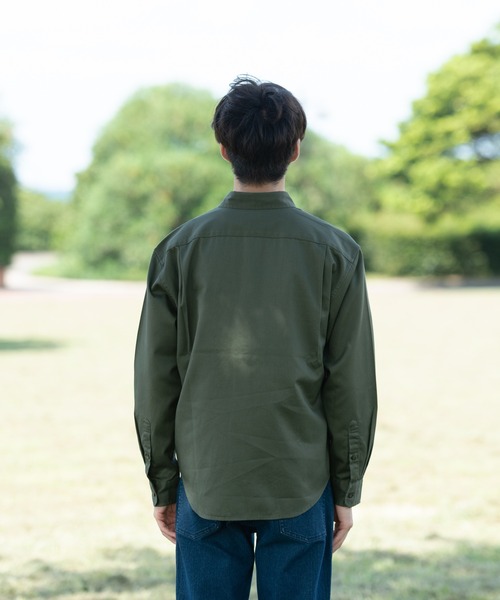 OUTDOOR PRODUCTS APPAREL（アウトドアプロダクツアパレル）の「難燃ツイルシャツ（シャツ/ブラウス・メンズ・ベージュ/カーキ・X-LARGE/MEDIUM/LARGE）」の19枚目の写真