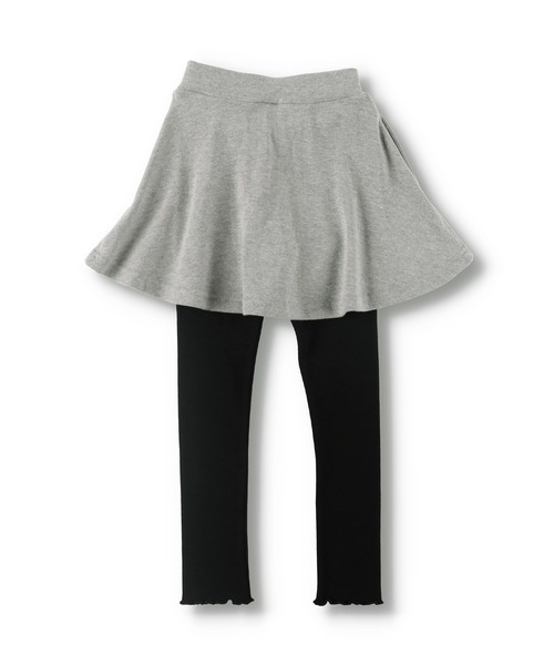 BRANSHES(ブランシェス)の「【WEB限定】レギンス付きスカート(スカート・キッズ・ブラック/ラベンダー/キャメル/ピンク/杢グレー・100cm/120cm/140cm/110cm/130cm/150cm)」の18枚目の写真
