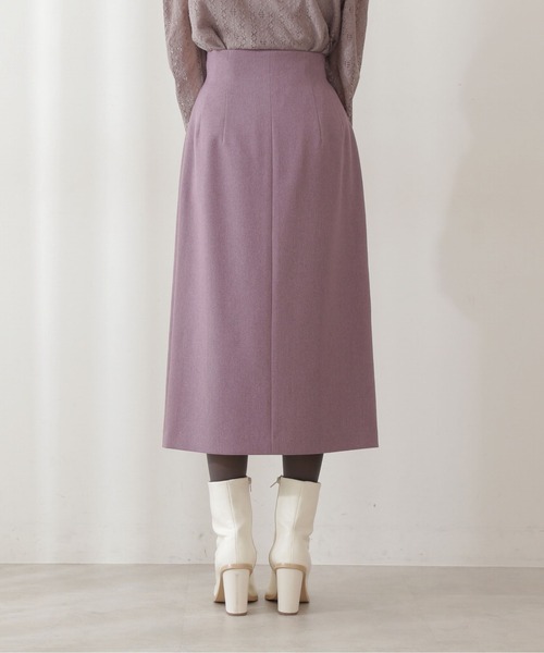 PROPORTION BODY DRESSING(プロポーションボディドレッシング)の「フロントファスナーカルゼタイト / 1211220013(スカート・レディース・パープル/ホワイト系その他/グリーン・X-SMALL/MEDIUM/SMALL)」の9枚目の写真