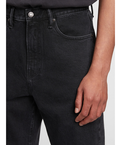 GAP（ギャップ）の「Gapflex ウォッシュウェル(TM) リラックステーパードブラックデニム（デニムパンツ・メンズ・ブラック・32W 32L/33W 32L/34W 32L/36W 32L/28W 30L/29W 30L/30W 30L/31W 30L/31W 32L/32W 30L）」の4枚目の写真