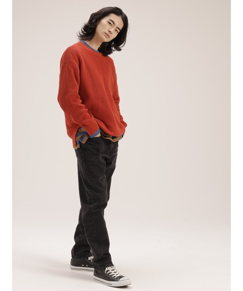 GAP（ギャップ）の「Gapflex ウォッシュウェル(TM) リラックステーパードブラックデニム（デニムパンツ・メンズ・ブラック・32W 32L/33W 32L/34W 32L/36W 32L/28W 30L/29W 30L/30W 30L/31W 30L/31W 32L/32W 30L）」の13枚目の写真