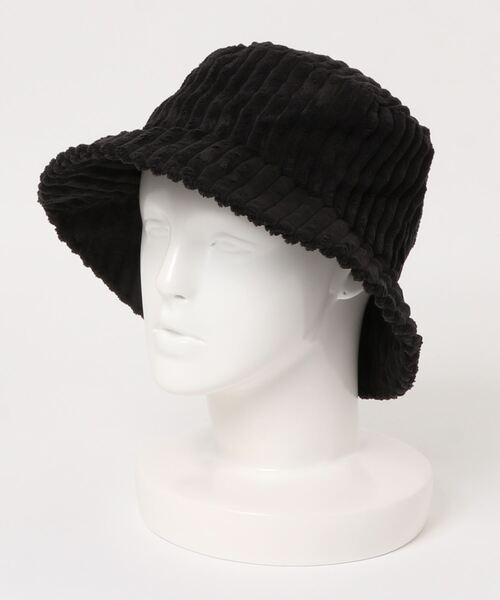 Lugnoncure（ルノンキュール）の「コーデュロイバケットハット（ハット・レディース・ブラック/ベージュ/ブラウン・ﾌﾘ-）」の2枚目の写真