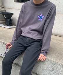 HEYUMM（ヘユム）の「アソートロゴロングTシャツ（Tシャツ/カットソー）」