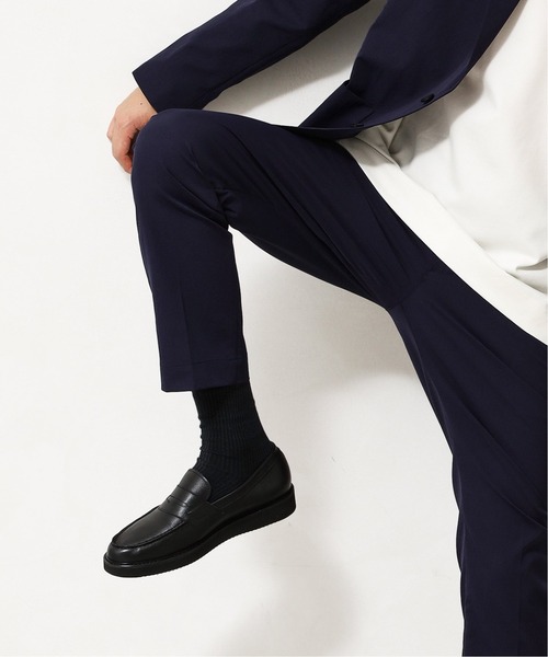 417 EDIFICE(フォーワンセブンエディフィス)の「SOLOTEX / ソロテックス スラックス(スラックス・メンズ・ブラウン/ネイビー・SMALL/MEDIUM/LARGE/X-LARGE)」の13枚目の写真