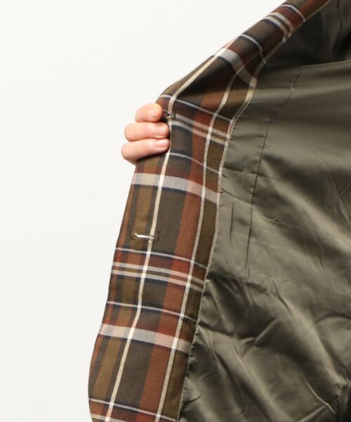 apres jour mignon（アプレジュールミニョン）の「チェックシングルジャケット【SETUP着用可能】【ZOZOTOWN限定アイテム】（テーラードジャケット・レディース・ブラウン系その他/カーキ/ベージュ・X-LARGE/フリー）」の4枚目の写真