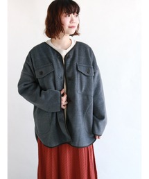 ノーカラーCPOジャケット