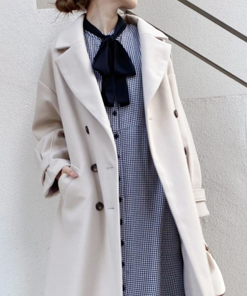 one after another NICE CLAUP(ワンアフターアナザーナイスクラップ)の「【ZOZOTOWN限定】取り外せるボウタイときれいなシルエット。2WAYAラインワンピース(ワンピース・レディース・ブラック/ブラック系その他/ブラウン系その他/ベージュ系その他・FREE)」の18枚目の写真