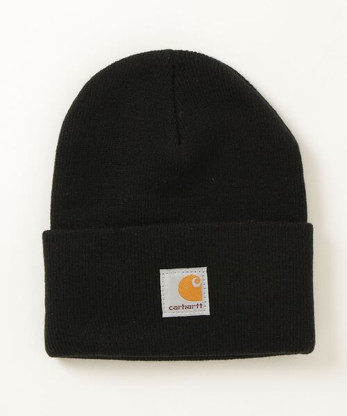 Carhartt（カーハート）の「Carhartt/カーハート　キッズ　ワンポイントロゴ ニットワッチ（ニットキャップ/ビーニー・キッズ・ブラック/ブラウン/カーキ/オレンジ/ピンク/サックスブルー・FREE）」の22枚目の写真