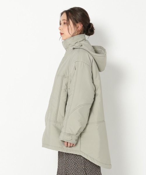 mysty woman（ミスティウーマン）の「モンスターパーカー 255744（その他アウター・レディース・ブラック/ライトカーキ・FREE）」の20枚目の写真