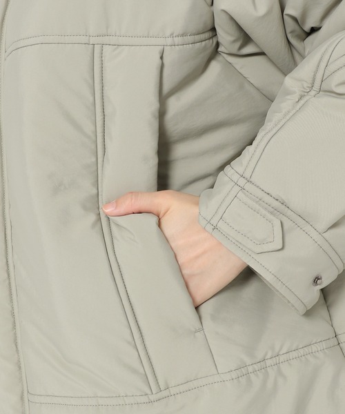 mysty woman（ミスティウーマン）の「モンスターパーカー 255744（その他アウター・レディース・ブラック/ライトカーキ・FREE）」の7枚目の写真