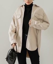 URBAN RESEARCH Sonny Label | ウールライクオーバーシャツ(シャツ/ブラウス)