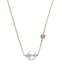 K10イエローゴールド パールネックレス（ネックレス）｜va vendome  