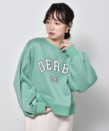 RETRO GIRL（レトロガール）の「裏起毛ショートトレーナー（スウェット）」
