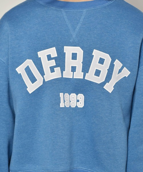 RETRO GIRL（レトロガール）の「裏起毛ショートトレーナー（スウェット・レディース・ライトグレー/ブルー/グリーン/ダークグレー・FREE）」の6枚目の写真