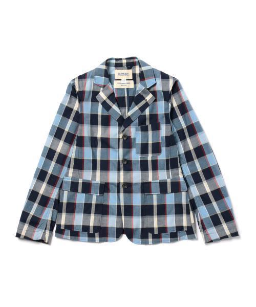 BEAMS BOY（ビームスボーイ）の「BEAMS BOY / BOY マドラス 3ボタン ジャケット（テーラードジャケット・レディース・レッド/ネイビー/ピンク・ONE SIZE）」の2枚目の写真