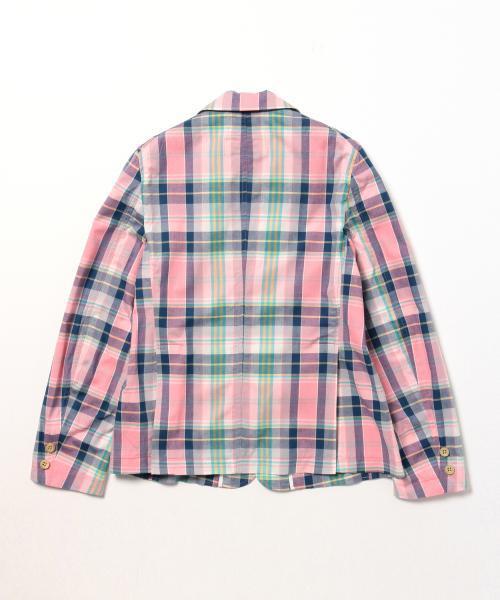 BEAMS BOY（ビームスボーイ）の「BEAMS BOY / BOY マドラス 3ボタン ジャケット（テーラードジャケット・レディース・レッド/ネイビー/ピンク・ONE SIZE）」の8枚目の写真