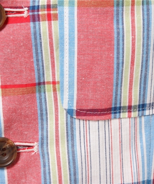 BEAMS BOY（ビームスボーイ）の「BEAMS BOY / BOY マドラス 3ボタン ジャケット（テーラードジャケット・レディース・レッド/ネイビー/ピンク・ONE SIZE）」の13枚目の写真