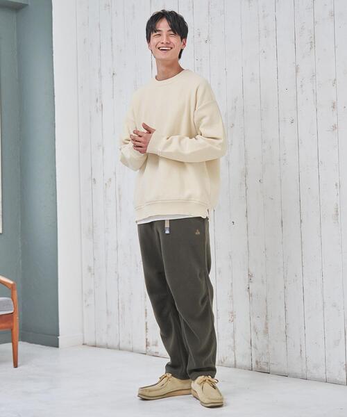 coen（コーエン）の「【2セットアイテム】[洗える]ポリニットリアルレイヤードクルーネック（ニット/セーター・メンズ・ダークグレー/ベージュ/オフホワイト・MEDIUM/SMALL/LARGE/X-LARGE）」の4枚目の写真