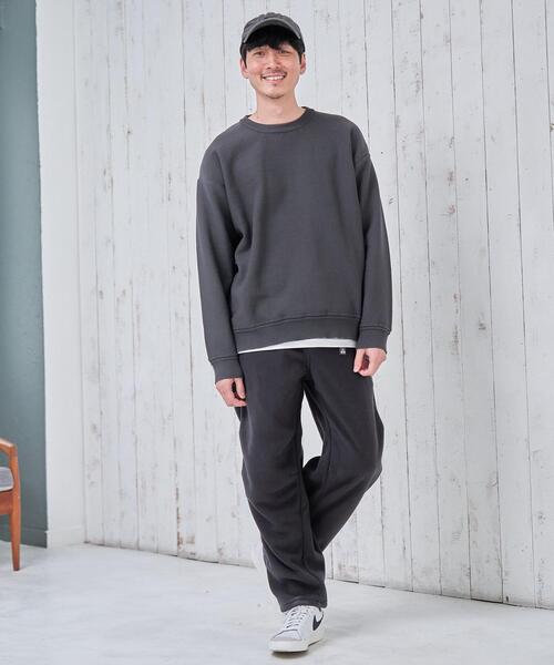 coen（コーエン）の「【2セットアイテム】[洗える]ポリニットリアルレイヤードクルーネック（ニット/セーター・メンズ・ダークグレー/ベージュ/オフホワイト・MEDIUM/SMALL/LARGE/X-LARGE）」の8枚目の写真