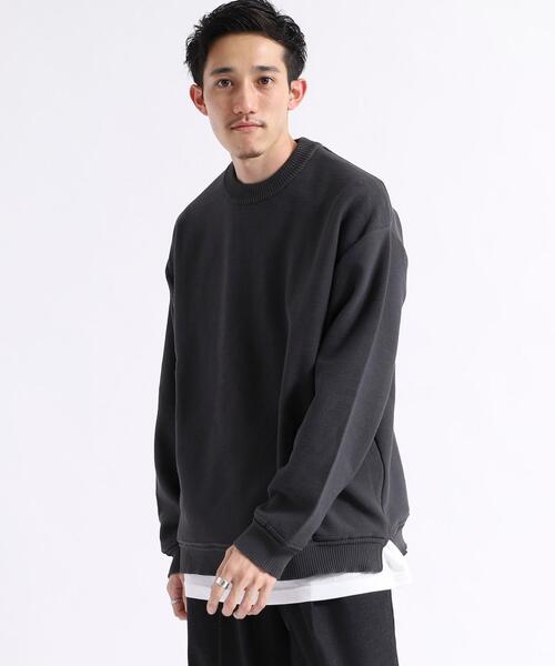 coen（コーエン）の「【2セットアイテム】[洗える]ポリニットリアルレイヤードクルーネック（ニット/セーター・メンズ・ダークグレー/ベージュ/オフホワイト・MEDIUM/SMALL/LARGE/X-LARGE）」の7枚目の写真