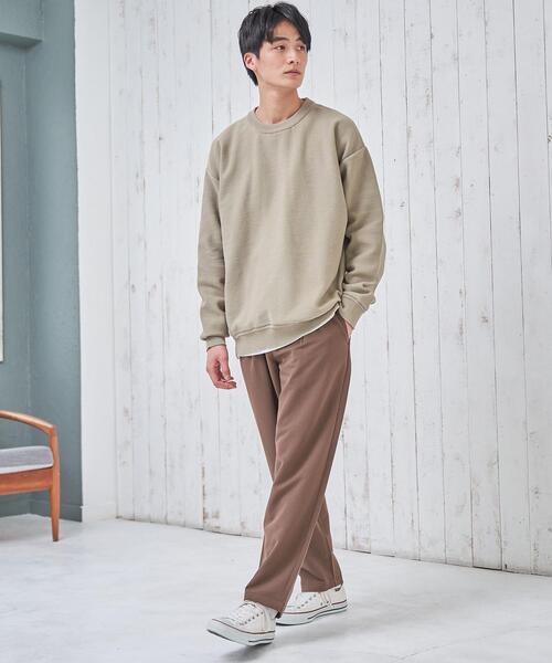 coen（コーエン）の「【2セットアイテム】[洗える]ポリニットリアルレイヤードクルーネック（ニット/セーター・メンズ・ダークグレー/ベージュ/オフホワイト・MEDIUM/SMALL/LARGE/X-LARGE）」の16枚目の写真