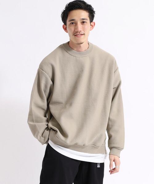 coen（コーエン）の「【2セットアイテム】[洗える]ポリニットリアルレイヤードクルーネック（ニット/セーター・メンズ・ダークグレー/ベージュ/オフホワイト・MEDIUM/SMALL/LARGE/X-LARGE）」の15枚目の写真