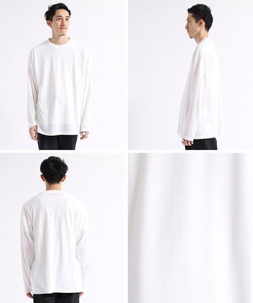 coen（コーエン）の「【2セットアイテム】[洗える]ポリニットリアルレイヤードクルーネック（ニット/セーター・メンズ・ダークグレー/ベージュ/オフホワイト・MEDIUM/SMALL/LARGE/X-LARGE）」の22枚目の写真