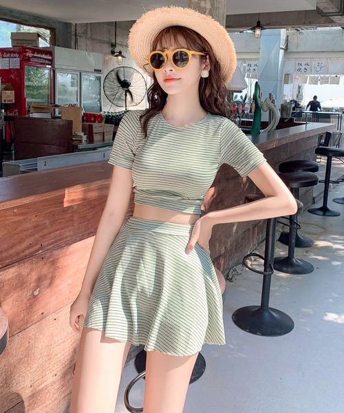 Dita Muaj.（ディータムアージュ）の「バックリボンセパレートワンピース 水着（水着・レディース・ネイビー/グリーン・S/M/L）」の5枚目の写真