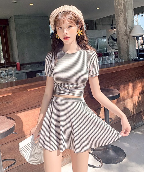 Dita Muaj.（ディータムアージュ）の「バックリボンセパレートワンピース 水着（水着・レディース・ネイビー/グリーン・S/M/L）」の6枚目の写真