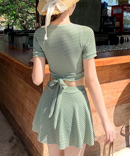 Dita Muaj.（ディータムアージュ）の「バックリボンセパレートワンピース 水着（水着・レディース・ネイビー/グリーン・S/M/L）」の14枚目の写真