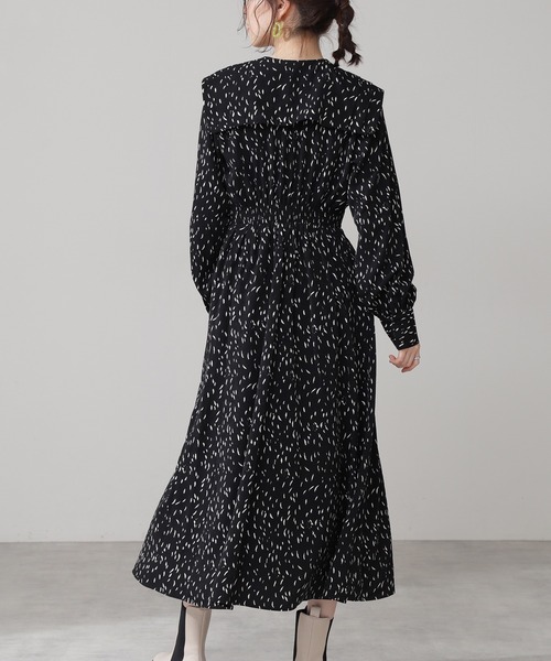 N.（N. Natural Beauty Basic）（エヌエヌナチュラルビューティーベーシック）の「【S Size Line】◆スクエアビックカラーワンピース（ワンピース・レディース・ホワイト系その他/ブラック系その他・SMALL/MEDIUM）」の9枚目の写真