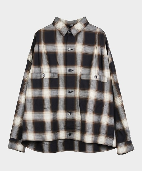 DELUXE(デラックス)の「FOSTER.S(シャツ/ブラウス・メンズ・ブラック/ブルー・M/L)」の2枚目の写真