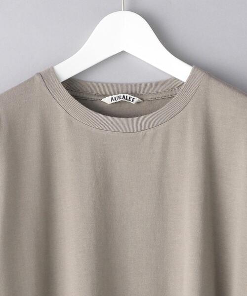 AURALEE（オーラリー）の「＜AURALEE（オーラリー）＞ プレイティング ショートスリーブ■■■（Tシャツ/カットソー・メンズ・ターコイズブルー/ホワイト/グレー/ブラック・5/4/3）」の6枚目の写真