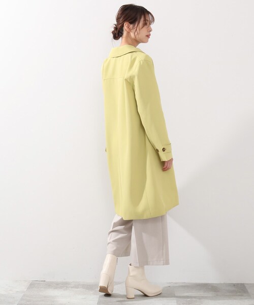 DRESKIP(ドレスキップ)の「◆防花粉中空糸ステンカラーコート(ステンカラーコート・レディース・ネイビー/イエロー系その他/サンドベージュ・04/02/03)」の17枚目の写真