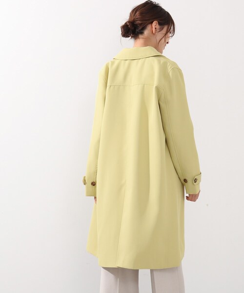 DRESKIP(ドレスキップ)の「◆防花粉中空糸ステンカラーコート(ステンカラーコート・レディース・ネイビー/イエロー系その他/サンドベージュ・04/02/03)」の18枚目の写真