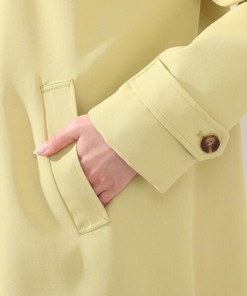 DRESKIP(ドレスキップ)の「◆防花粉中空糸ステンカラーコート(ステンカラーコート・レディース・ネイビー/イエロー系その他/サンドベージュ・04/02/03)」の6枚目の写真