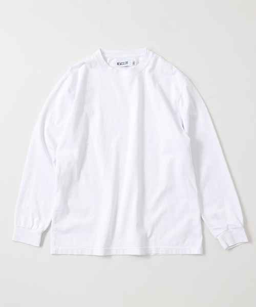 JOURNAL STANDARD relume(ジャーナルスタンダード レリューム)の「【NEW COLOR / ニューカラー】PALETTE 6.5oz ロングスリーブTシャツ(Tシャツ/カットソー・メンズ・ホワイト/ブラック/サックスブルー/グリーン/ボルドー・SMALL/MEDIUM/LARGE)」の2枚目の写真