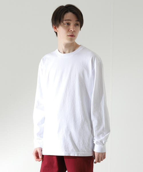 JOURNAL STANDARD relume(ジャーナルスタンダード レリューム)の「【NEW COLOR / ニューカラー】PALETTE 6.5oz ロングスリーブTシャツ(Tシャツ/カットソー・メンズ・ホワイト/ブラック/サックスブルー/グリーン/ボルドー・SMALL/MEDIUM/LARGE)」の22枚目の写真