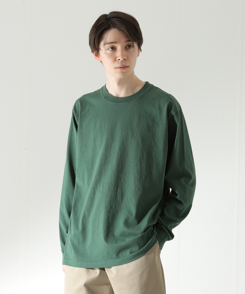 JOURNAL STANDARD relume(ジャーナルスタンダード レリューム)の「【NEW COLOR / ニューカラー】PALETTE 6.5oz ロングスリーブTシャツ(Tシャツ/カットソー・メンズ・ホワイト/ブラック/サックスブルー/グリーン/ボルドー・SMALL/MEDIUM/LARGE)」の21枚目の写真
