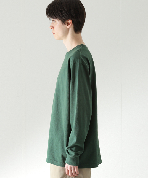 JOURNAL STANDARD relume(ジャーナルスタンダード レリューム)の「【NEW COLOR / ニューカラー】PALETTE 6.5oz ロングスリーブTシャツ(Tシャツ/カットソー・メンズ・ホワイト/ブラック/サックスブルー/グリーン/ボルドー・SMALL/MEDIUM/LARGE)」の19枚目の写真