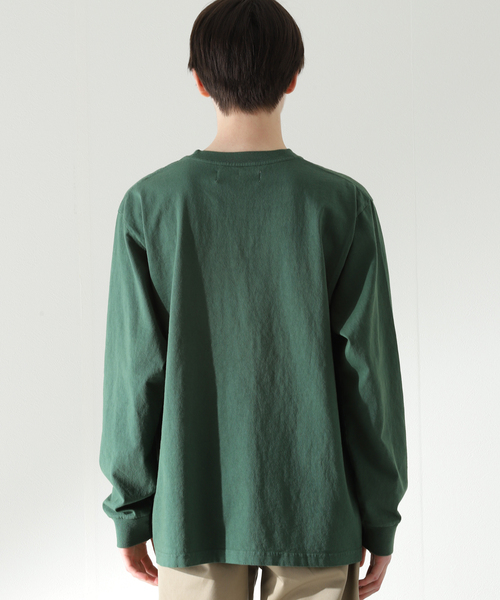 JOURNAL STANDARD relume(ジャーナルスタンダード レリューム)の「【NEW COLOR / ニューカラー】PALETTE 6.5oz ロングスリーブTシャツ(Tシャツ/カットソー・メンズ・ホワイト/ブラック/サックスブルー/グリーン/ボルドー・SMALL/MEDIUM/LARGE)」の18枚目の写真