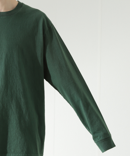 JOURNAL STANDARD relume(ジャーナルスタンダード レリューム)の「【NEW COLOR / ニューカラー】PALETTE 6.5oz ロングスリーブTシャツ(Tシャツ/カットソー・メンズ・ホワイト/ブラック/サックスブルー/グリーン/ボルドー・SMALL/MEDIUM/LARGE)」の7枚目の写真