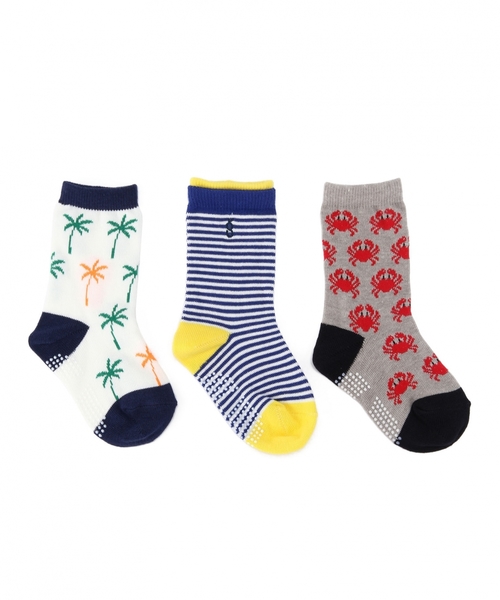 green label relaxing（グリーンレーベルリラクシング）の「【KIDS】15SS Boys 3P ソックスKNL（ソックス/靴下・キッズ・その他1/その他2・13-15c/16-18c）」の2枚目の写真