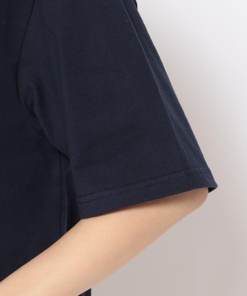 AVIREX(アヴィレックス)の「BLOCK LOGO T-SHIRT/ ブロックロゴティーシャツ(Tシャツ/カットソー・レディース・イエロー/ネイビー/ホワイト・FREE)」の8枚目の写真