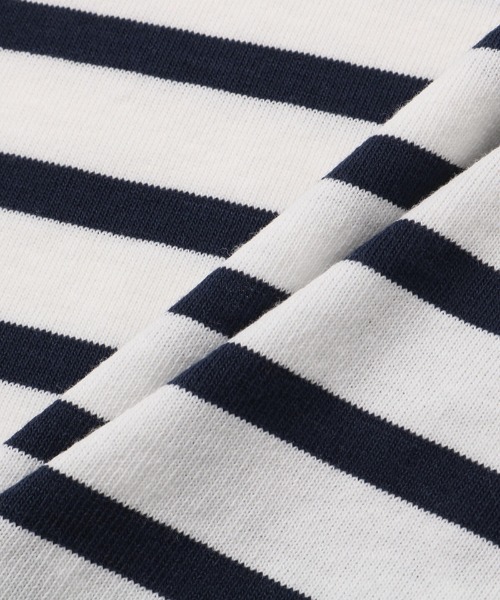 CHUMS（チャムス）の「CHUMS/チャムス ルーズシルエット ブリントTシャツ/ボーダー タイダイ柄/BBQブービーTシャツ CH01-1963（Tシャツ/カットソー・メンズ・ホワイト/イエロー/マルチ/ホワイト系その他/ネイビー/ブラウン・M/L/XL）」の15枚目の写真